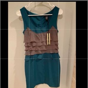 Size small NWT blue and grey dress